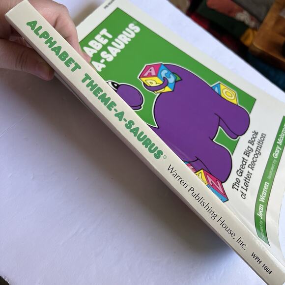 Totline Alphabet Theme-A-Saurus Letter Recognition By Jean Warren Paperback - Picture 10 of 10